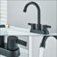 Centerset 2-handle Bathroom Faucet with Drain Assembly