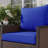 4-Piece Patio Chair Cushion And Back Pillow Set, Seat Replacement Patio, Cushions Set For Outdoor Garden Furniture, Navy Blue