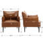 Chaise d'appoint de 29,75 po de largeur-206577943