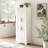 68"high living room sideboard,TV cabinet sideboard, large capacity storage cabinet, can be used in living room, bedroom,office area, white, 23.7''L x 15.0''W x 68''H. -1525064918-1525064913