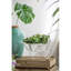 4 pouces de large, blanc antique, jardinière brouette patinée, décor, fausses fleurs, petits outils, plantes grasses fraîches