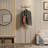 Retro Gold Industrial Style Metal Coat Rack, With 6 Hooks For Convenient Hanging, Independent Heavy-Duty Design, Sturdy And Durable, Suitable For Various Spaces.