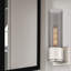 Bolivar - Applique murale 1 lumière 12 po - Finition nickel satiné - Abat-jour en verre fumée-1340782971-1340782949-1340782946