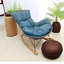 Chaise berçante moderne en rotin-105368631