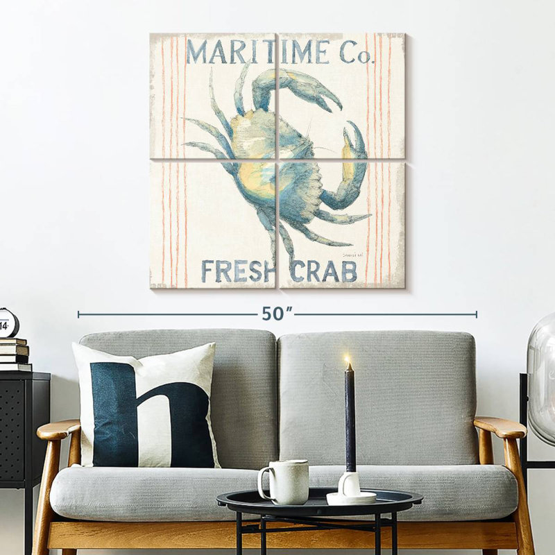 Kema Floursack Nautical Square III Wall Sign, 32" H x 32" W