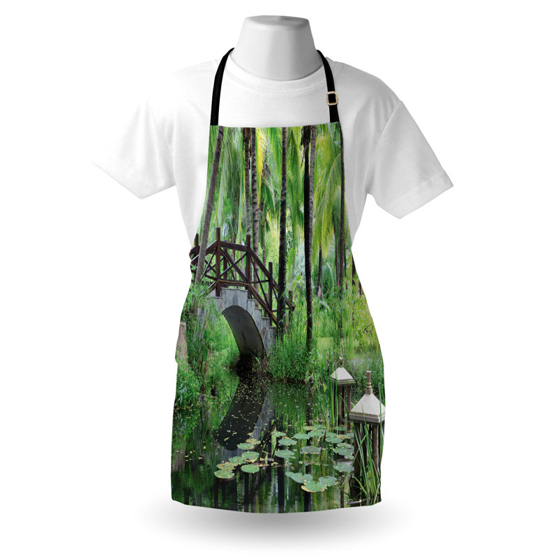 No Pattern Bib Apron