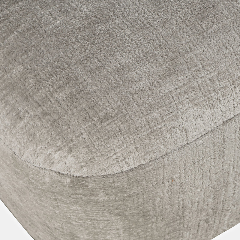 Ilmie Upholstered Swivel Slipper Chair, Gray 