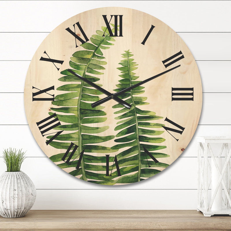 Horloge murale Fern, Moyen