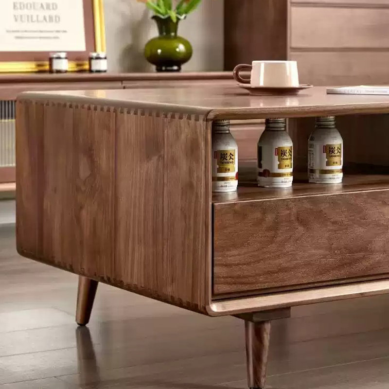 Simple Style Solid Wood Coffee Table