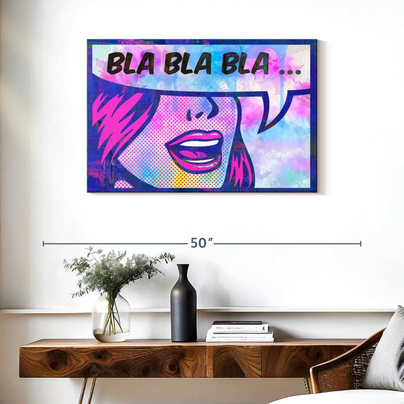 Tergel Bla Bla Bla, 24" H x 36" W