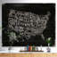 «United States Chalk Vintage Map», impression-703061613-707731361