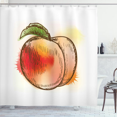Shower Curtain with Hooks Included