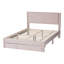 Lit de rangement grand en velours plissé Aula Baxton Studio Elora-994662520