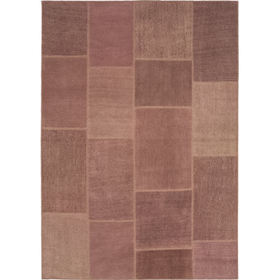 Tapis rose noué à la main Badagliacca