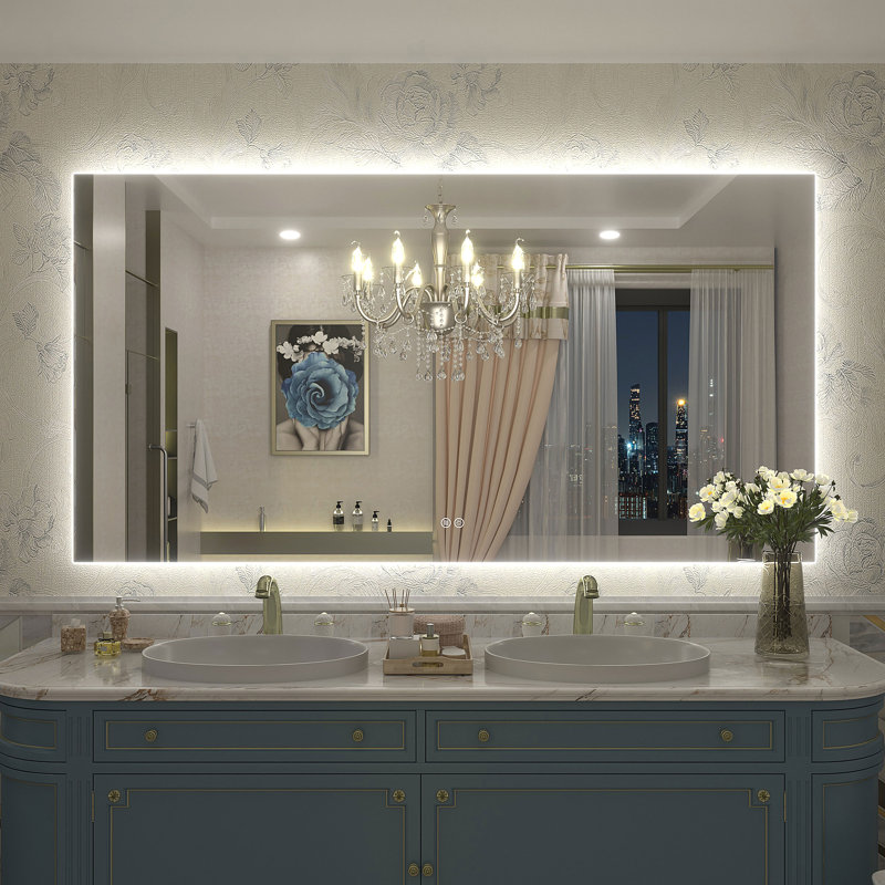 Miroir de salle de bain , 60 po x 32 po