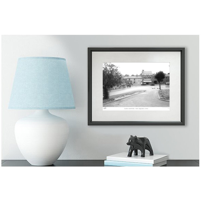 Earls Barton, The Square C1965 by Francis Frith - Single Picture Frame Print, 40cm H x 50cm W x 2.3cm D