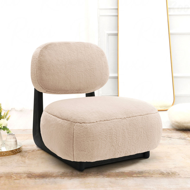Fauteuil d'appoint sans accoudoirs Camel