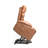 Electric Power Lift Recliner Chair With 8-Point Massage, Lumbar Heat, Remote Control, And Side Storage-399109577