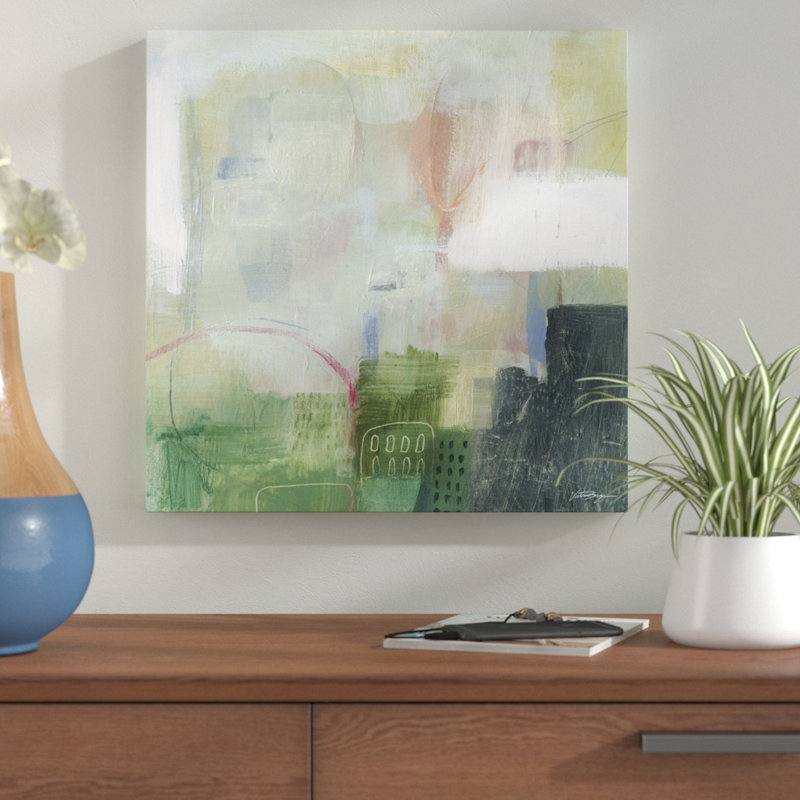 « galway i », reproduction de peinture à l’acrylique sur toile tendue, H 18 po x l 18 po x P 1,5 po