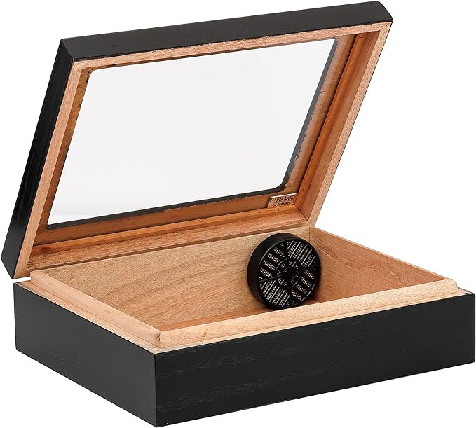 Kanili Cigar Humidor, Black