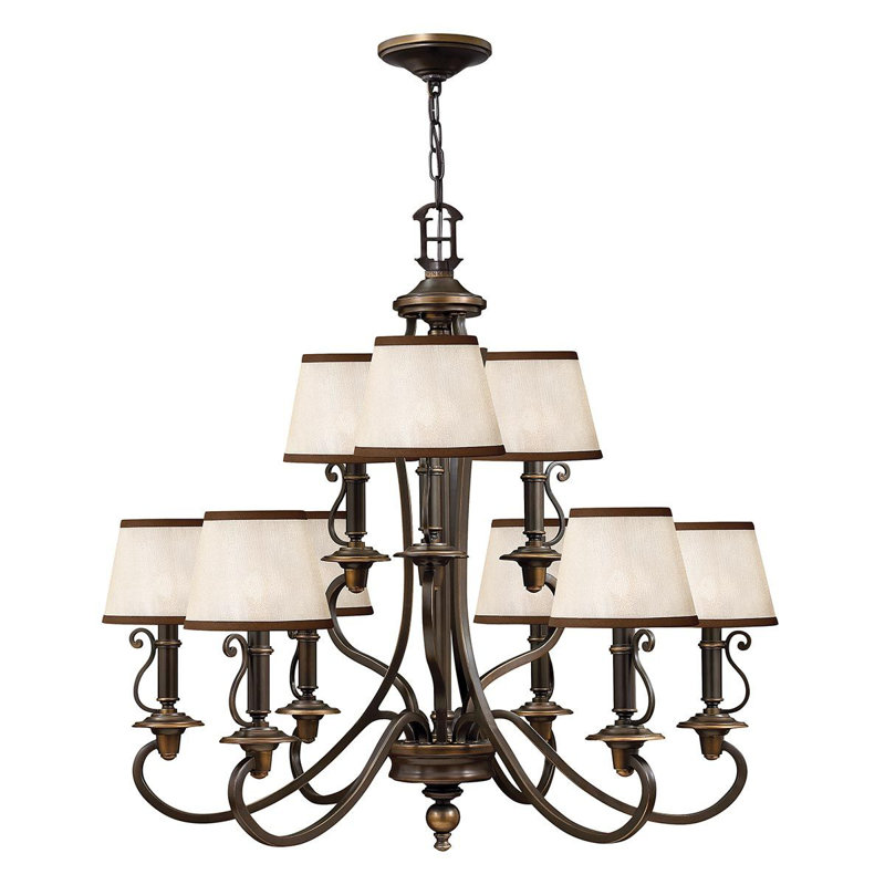 Klatt 9 - Light Shaded Chandelier