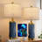 24.5'' Ceramic Table Lamp with USB Ports, Modern Bedside Lamp for Living Room (Set of 2)-2043514317-2043514318