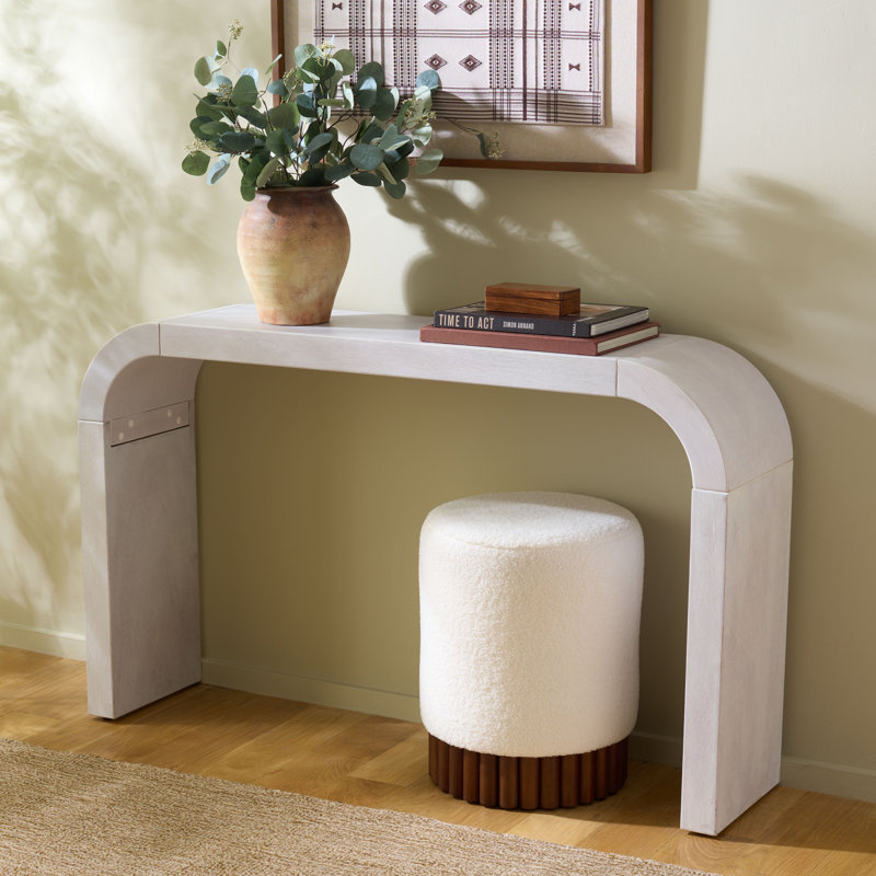 Console Lopp, Blanc délavé