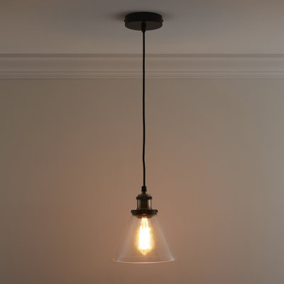 Coffman 1 - Light Smokey Cone Pendant