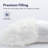 Down Alternative Queen bed Pillows 2 Pack Soft Satin stripe Fiber Queen  Pillows-117042705