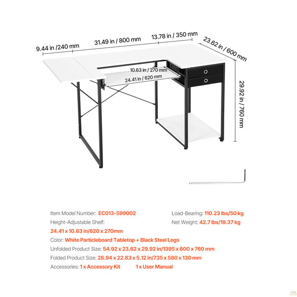Dimensions du produit