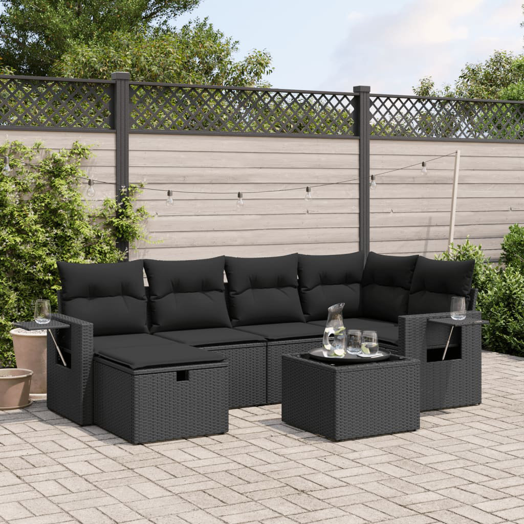 Gartensofa mit Kissen