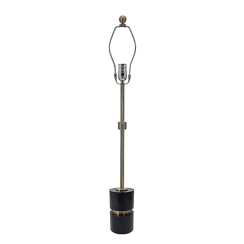 D10x34 "Marbre noir Peraro et lampe de métal 1A / RTC
