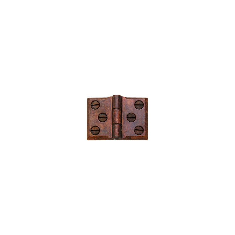Butt 1.25'' x 1.75'' Metal Butt Hinge, White Bronze Dark