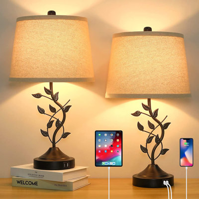 Lampe de table en métal Ilaina