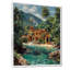 «Blue Green Tropical Paradise Hotel», reproduction d'art mural-1809628598-1809628599