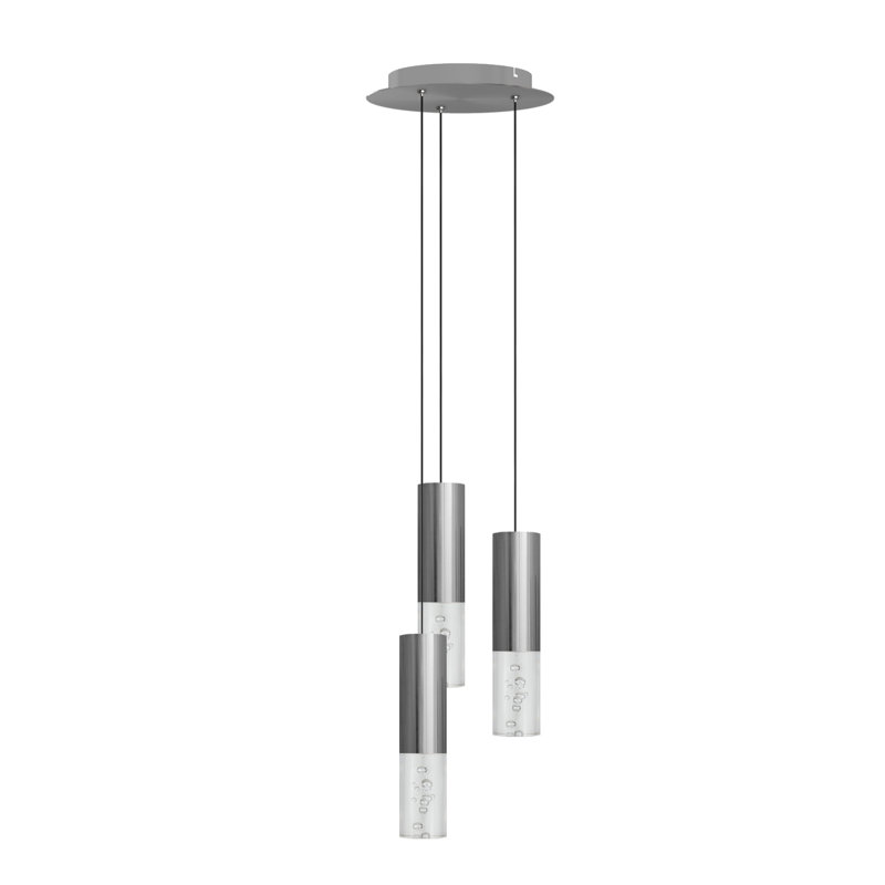 Rathi 3 - Light LED Cluster Pendant, Nickel