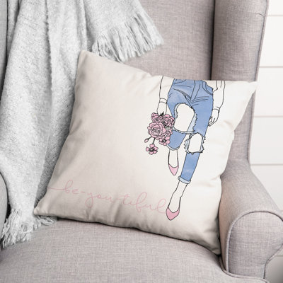 Reversible Throw Pillow