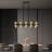20-Lights Crystal Chandelier | L32 Inch Rectangle Chandeliers for Dining Room Over Table | Black Dining Room Light Fixture Apply to Kitchen Island | Bar | Restaurant | 20X G4 bulbs (included)-1682491320
