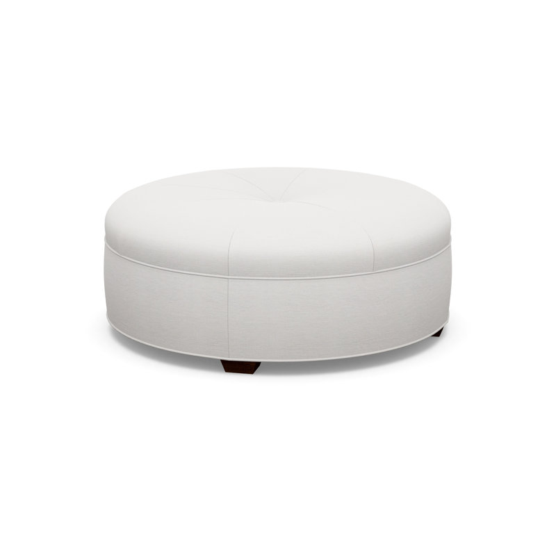 Round Ottoman, 2243-77, Walnut