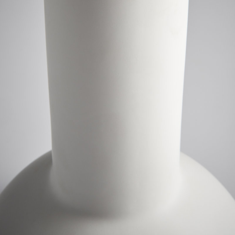 Purezza Ceramic / Porcelain Table Vase, 12.5" H x 9.75" W x 9.75" D
