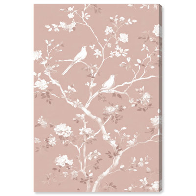 «Blush Chinoiserie II», reproduction d'art sur toile par Art Remedy, 10 x 15