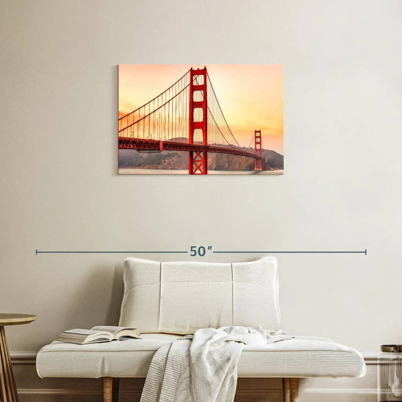 Lilie Golden Gate Bridge Structure, 20" H x 30" W