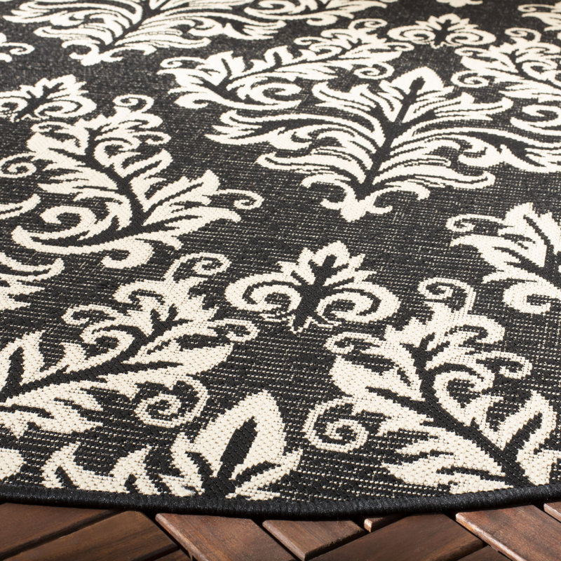 Herefordshire Performance Floral Indoor/Outdoor Area Rug, Rectangle 5'3" x 7'7"