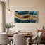 Art mural sur toile bleue et brune-1385746243