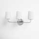 Fitz 3 Light Frosted Dimmable Vanity Light