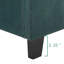 Grand lit plateforme tapissier Modern