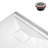 42 in. x 34 in. Alcove Acrylic Shower Base in Glossy White With Left Drain, Drain Included-115222516