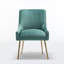 Chaise d'appoint en velours capitonné de 22 po Baudel-957097254