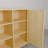 large-capacity single-door storage shelves