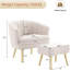 Fauteuil demi-tonneau de 27,5 po Gonick